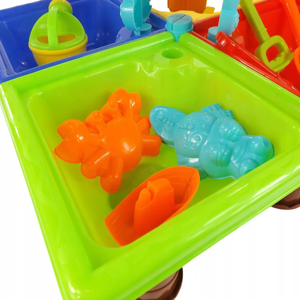 Occupez vos enfants avec la Table sable et eau Dauphin 25 pièces
