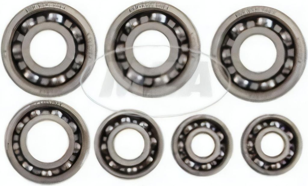 Set: Kugellager Motor, 7-teilig - MZ RT125/2 - IWL SR56 Wiesel