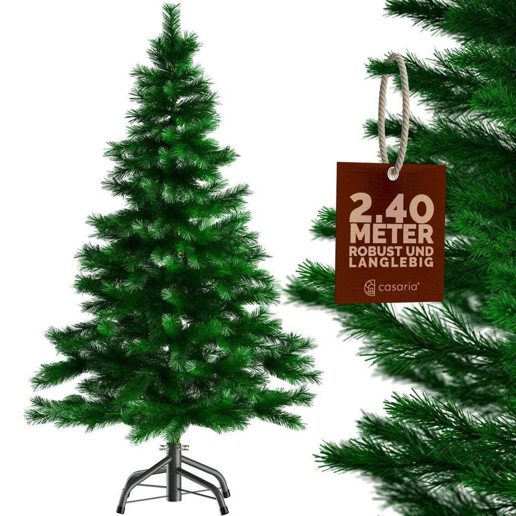 Casaria Künstlicher Weihnachtsbaum 240 cm mit Metallständer Produktbild 