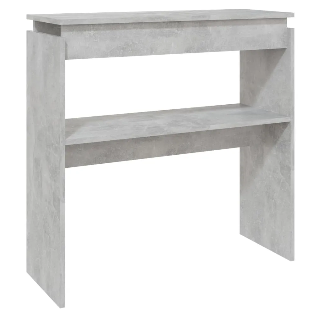 Consolle Ingresso Grigio Cemento 80x30 cm | Salvaspazio Legno Design