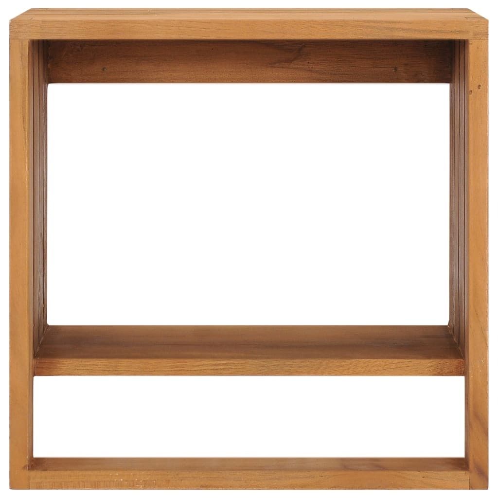 "SALE 2026" Handtuchregal zur Wandmontage 35×20×35 cm Teak Massivholz - Badregale DE4962901