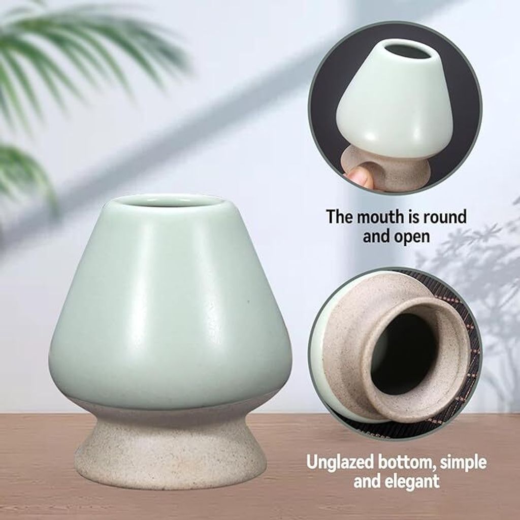 Bambus Teebesen, Matcha-Schneebesen, 4er Set, mit