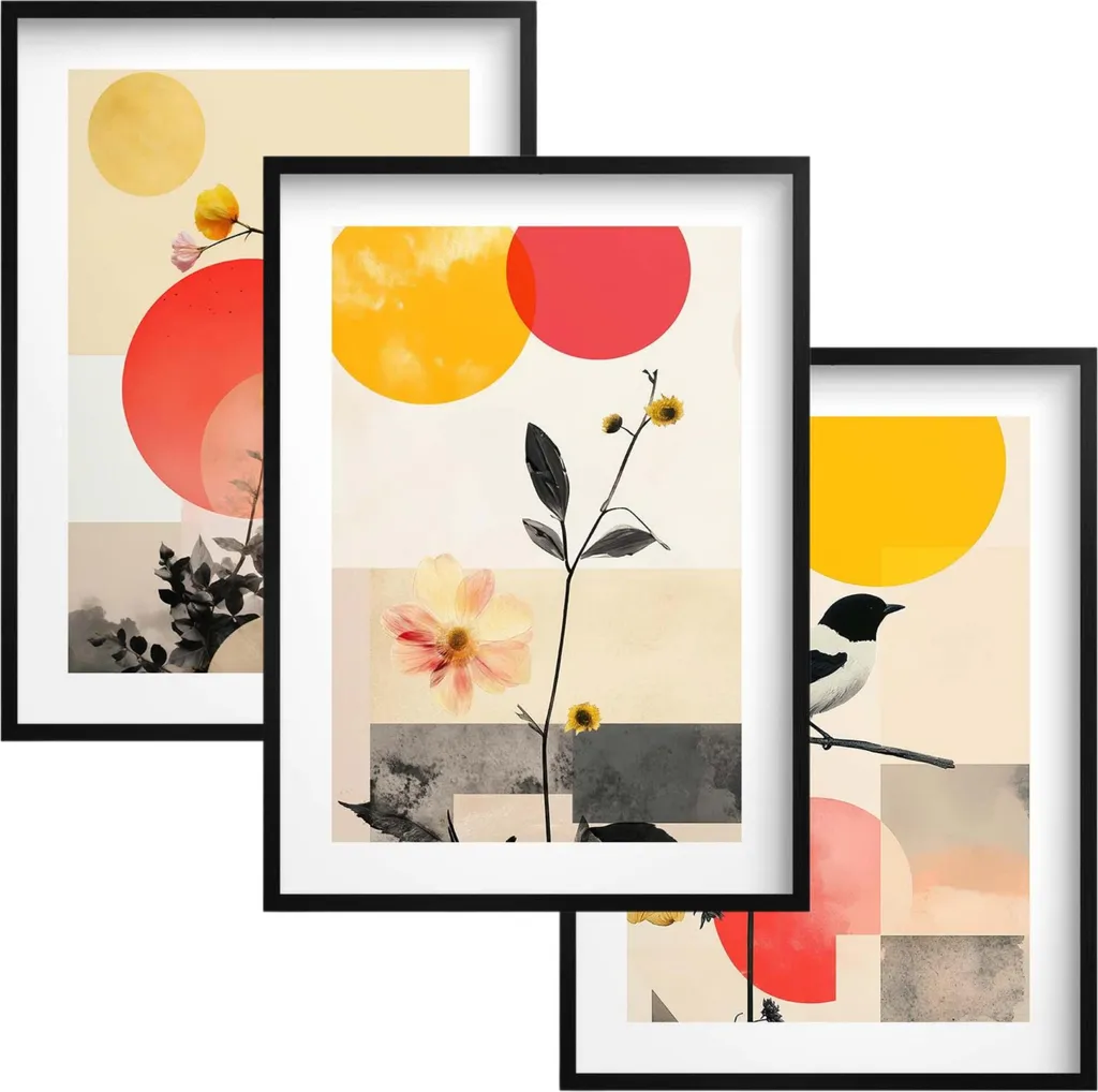 Decorazione Murale Soggiorno: Poster Artistici Colorati per Ufficio