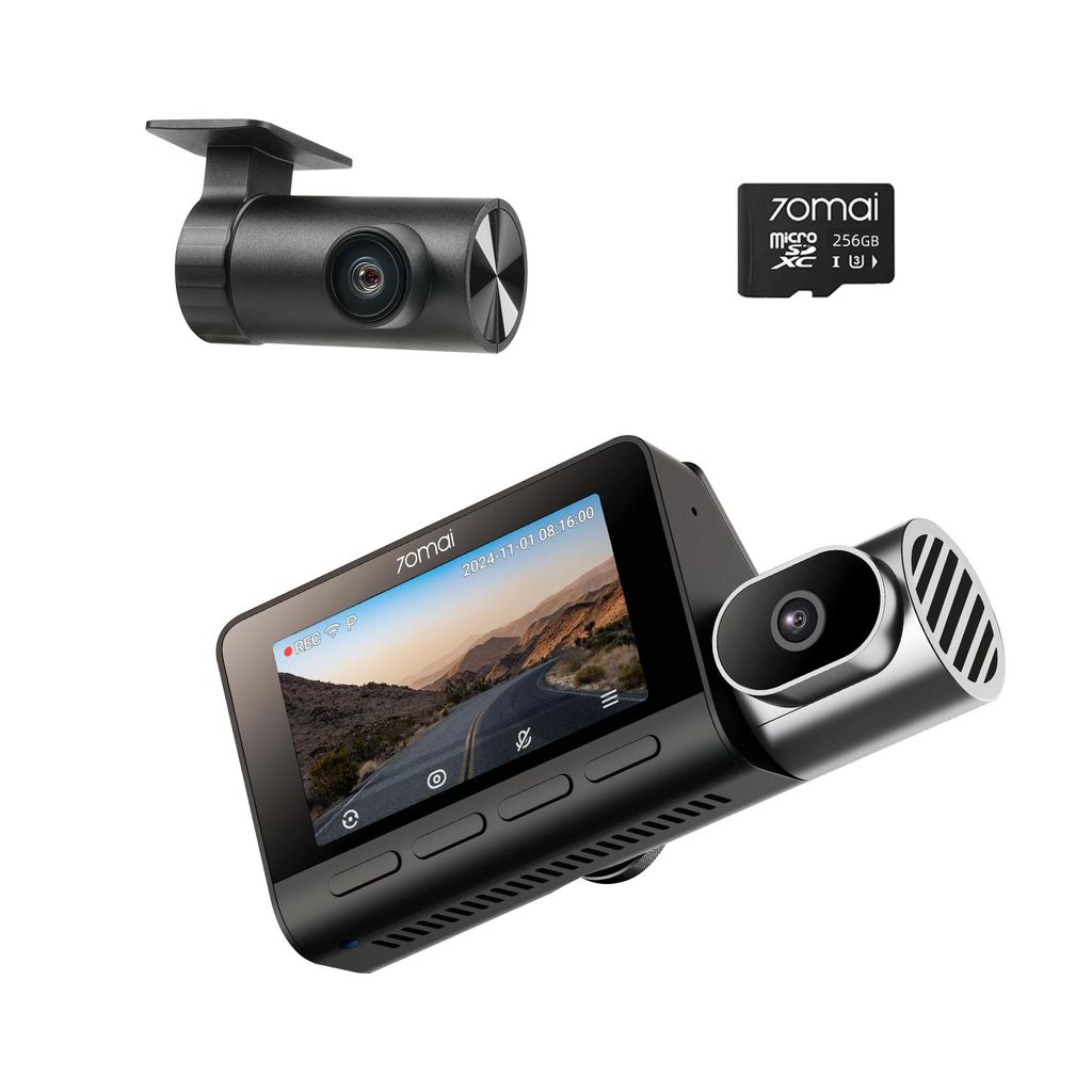 70mai T800-2 3-Kanal Dashcam 4K Front + 1080P Rear + 1080P Produktbild 