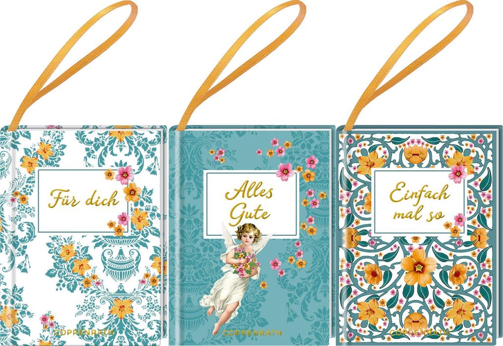 Kleine Anhänger-Bücher: Edition Barbara Behr: Für dich / Alles Gute / Einfach mal so: Eine liebevolle Ergänzung zu jedem Geschenk!