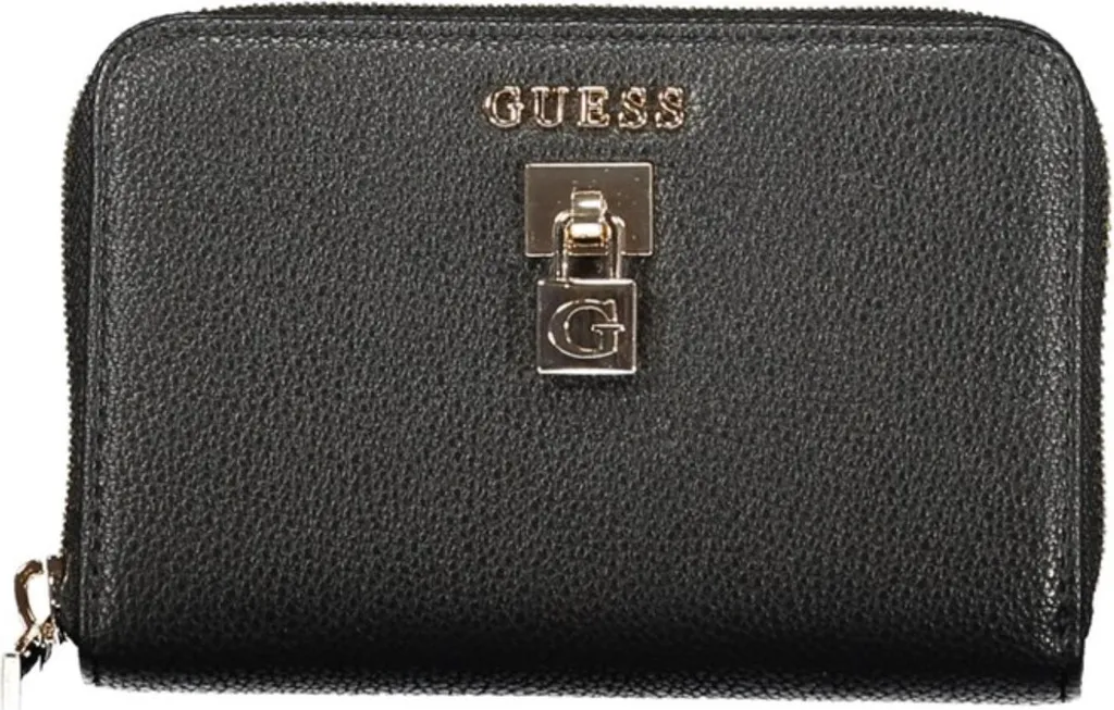Portefeuille Guess BG7833140 Noir uni : L'élégance du format compagnon