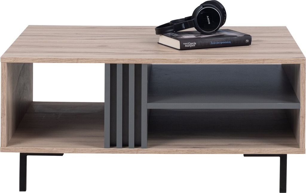 Furniture24 Couchtisch ALMO AL14 Sofatisch 90 x 40 x 70 cm Kaffetisch Beisteltisch Wohnzimmertisch