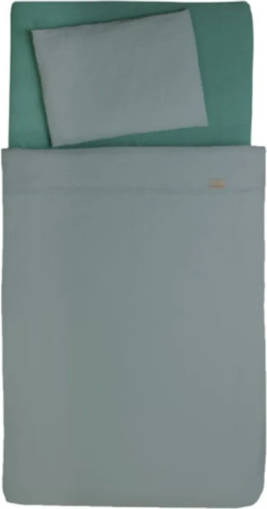 Housse de couette 135x100 cm Baby Matex Vert respirante et hypoallergénique