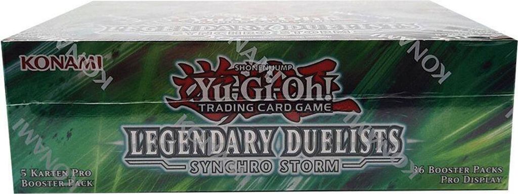 yugioh legendary duelists synchro storm booster box - 36 packs Amazon.com: Yu-Gi-Oh! Yugioh Legendary Duelists Synchro Storm Booster Box main image 0