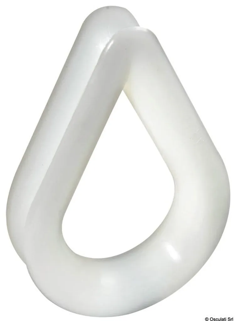 Cosses Nylon Blanc 6 mm : Évitez l'Usure de vos Cordages - Lot de 100