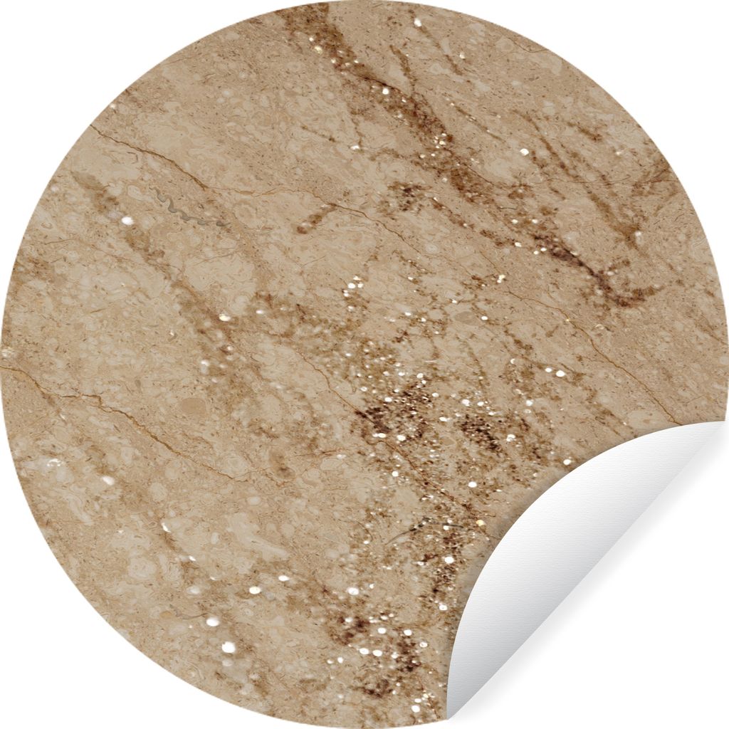 MuchoWow - Tapetenkreis - Wandbild rund - Schlafzimmerdekoration - Wanddeko - runde Tapete - Kunst für zu Hause