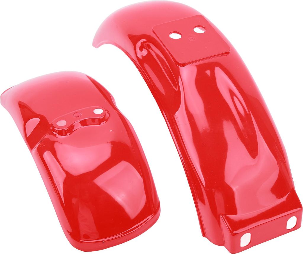Hochgl?nzendes Rotes Motorrad-Set fr Z50 Z110 Z125 Fahrr?der mit 8-Zoll- oder 10-Zoll-R?dern mit Hinteren Kotflgeln oder Schutzblech-Kit