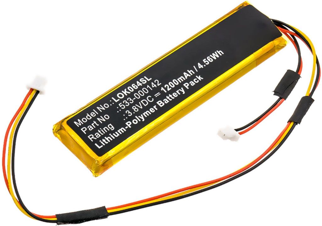 subtel 1x Akku für Computer Kompatibel mit Logitech Craft, Y-R0064, 533-000142 - (1200mAh, 3.8V)