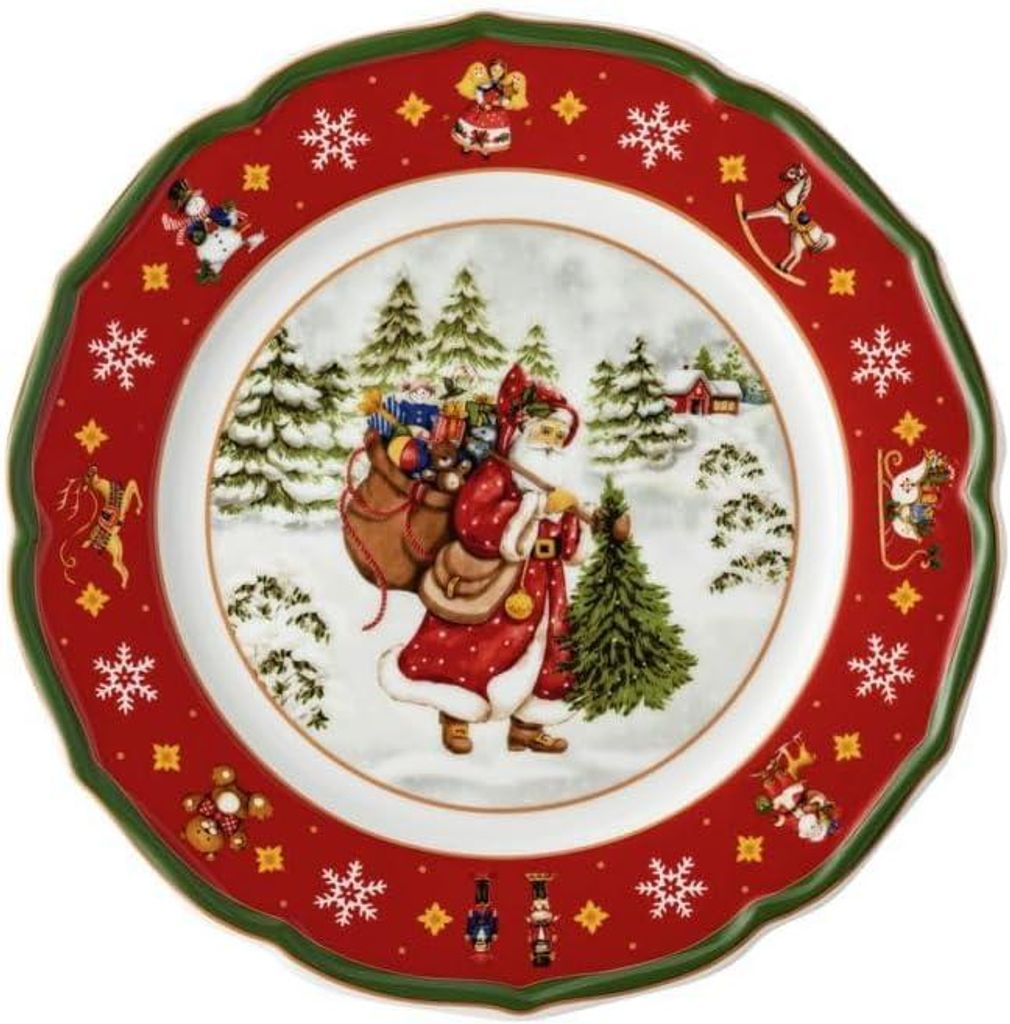 Set di 4 piatti Hutschenreuther "Happy Wintertime" da 22 cm Immagine del prodotto 