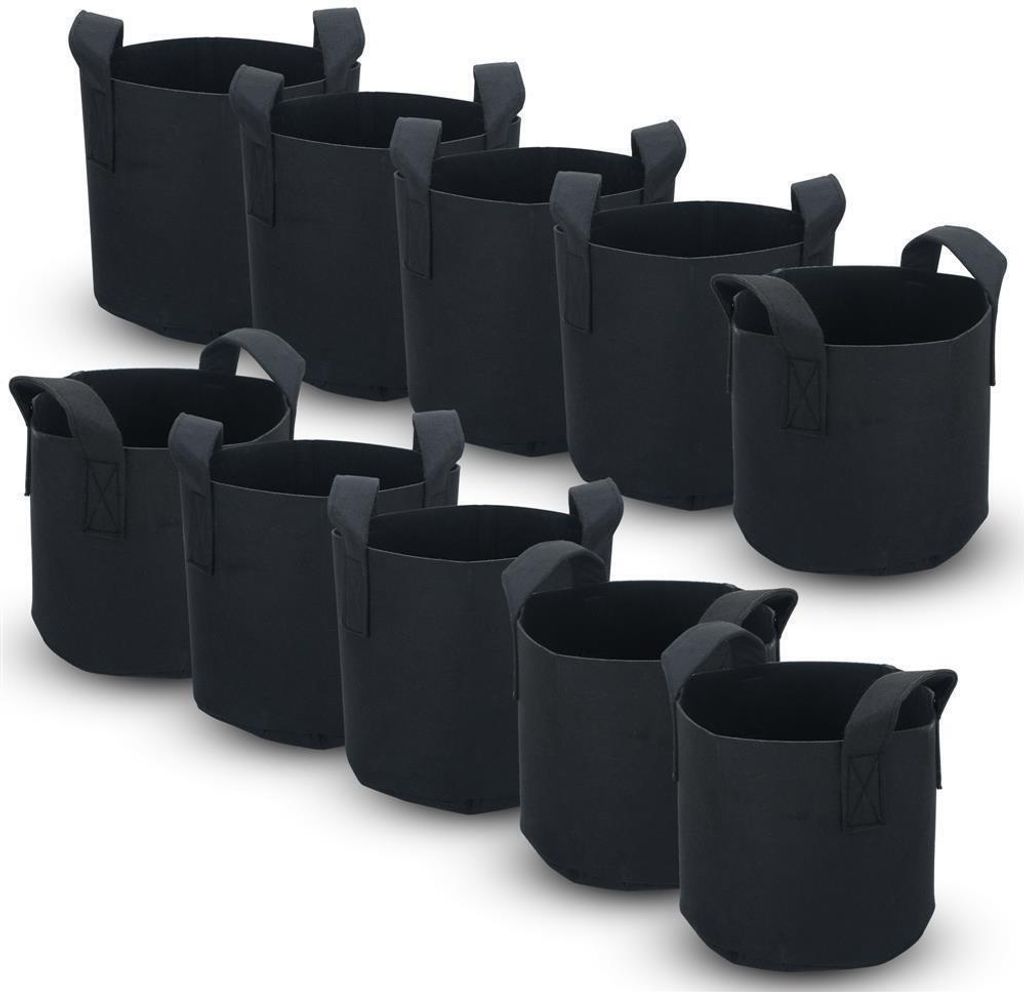 Intirilife 10x sacchetto per piante in pile da 38 litri - Immagine del prodotto 