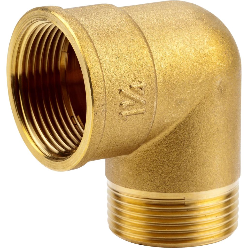 Gardena Messing-Winkel mit Innen und Außengewinde 42 mm (G1 1/4)-Gewinde
