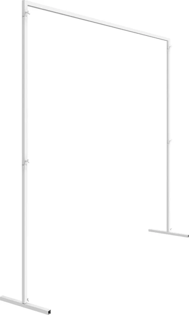 Supporto Arco Palloncini 2x2m Fai-da-Te Ferro Bianco Resistente