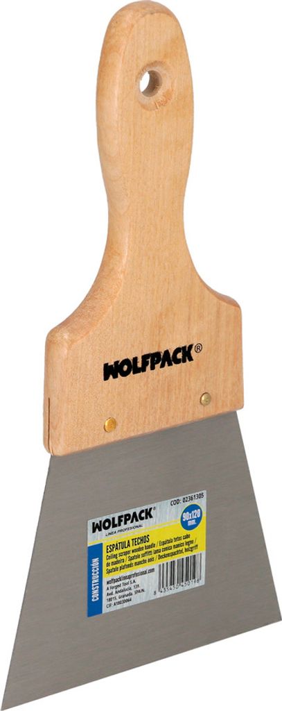 Wolfpack Espatula Techos Hoja 90x120 mm.