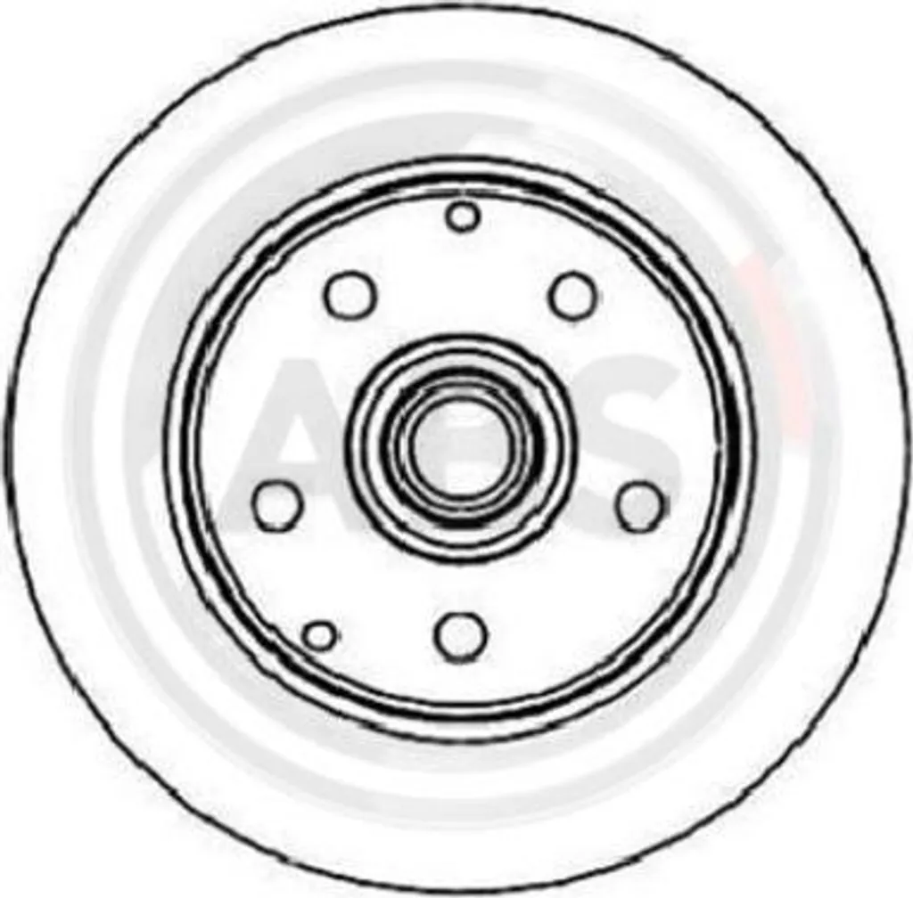 Disque de frein A.B.S. 16810 OE 15604984 pour Chevrolet Astro Van
