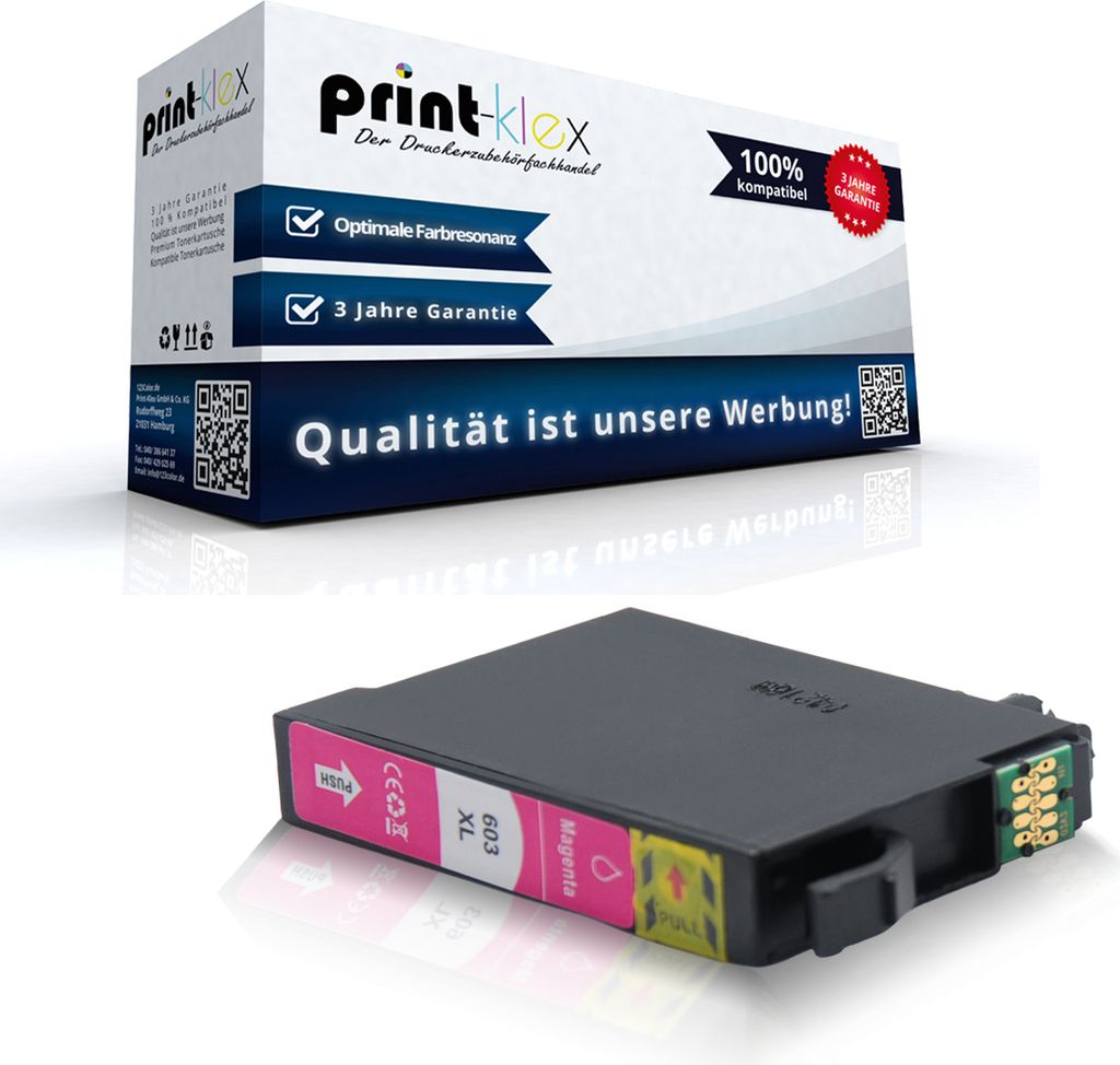 Kompatible Tintenpatrone für Epson WorkForce WF 2810 DWF WorkForce WF 2830 WorkForce WF 2835 DWF WorkForce WF 2850 DWF 603XL C13T03A34010 603 603 ...