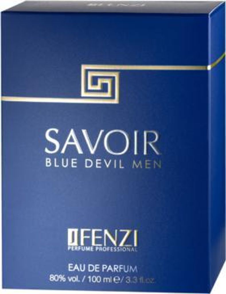 J' Fenzi SAVOIR Blue Devil woda perfumowana dla mężczyzn - Zdjęcie produktu 