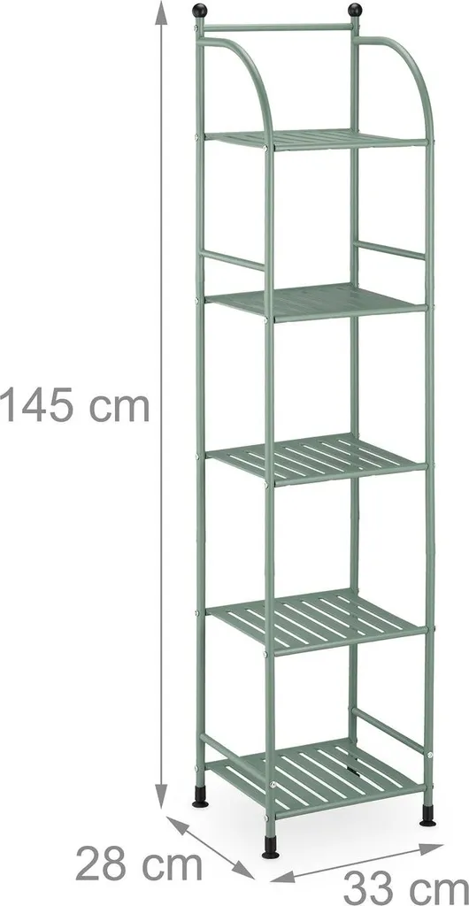 Étagère étroite pour petits espaces - Solution rangement 5 niveaux