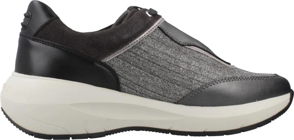 Stonefly Twins 8 Glit Laminated Gris - Baskets Mode Femme Confortables