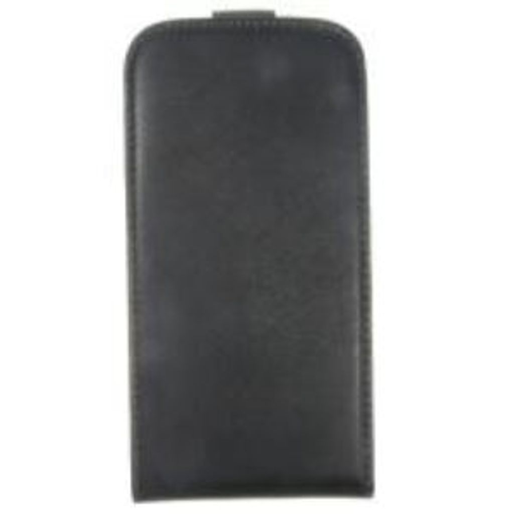 Slim Leder Flip Handyhülle für Galaxy S4 I9500 Schwarz Schutz Tasche