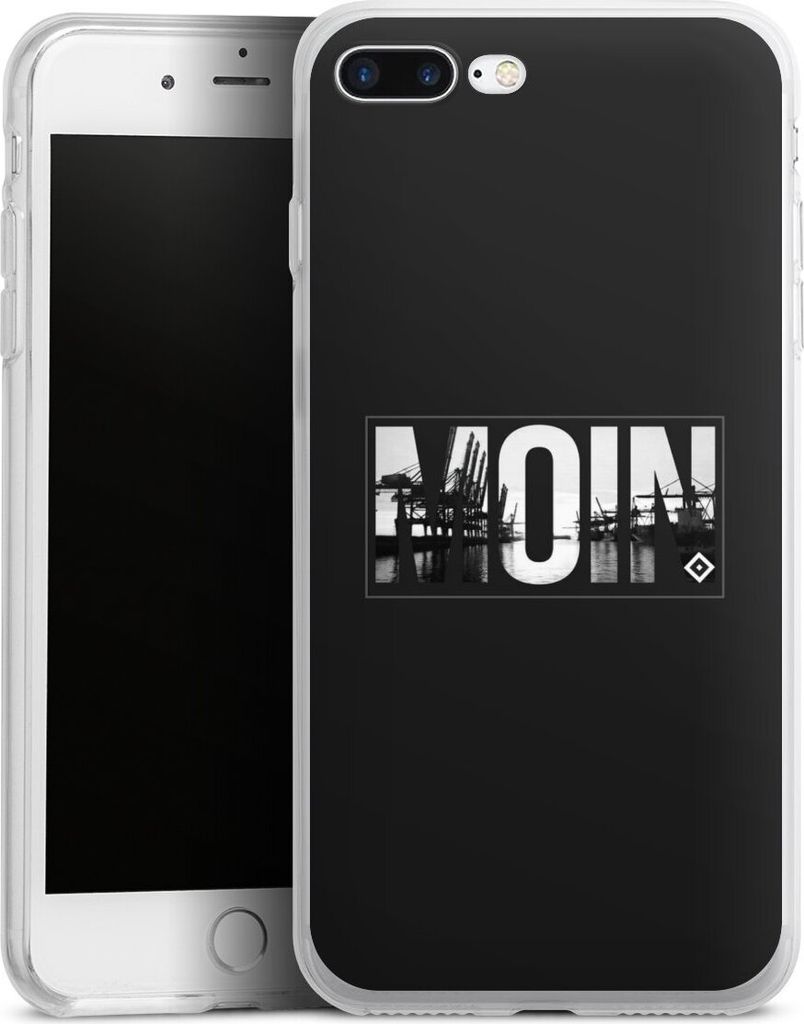 DeinDesign Handyhülle für Apple iPhone 7 Plus Silikon Hülle Case Smartphone Schutzhülle HSV Hamburger SV Offizielles Lizenzprodukt