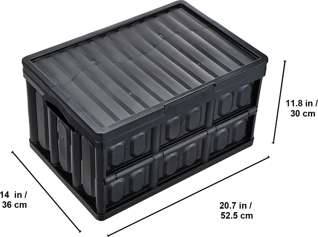 Bac de Stockage Pliable 45L : Solution Gain de Place pour Maison Encombrée - 8