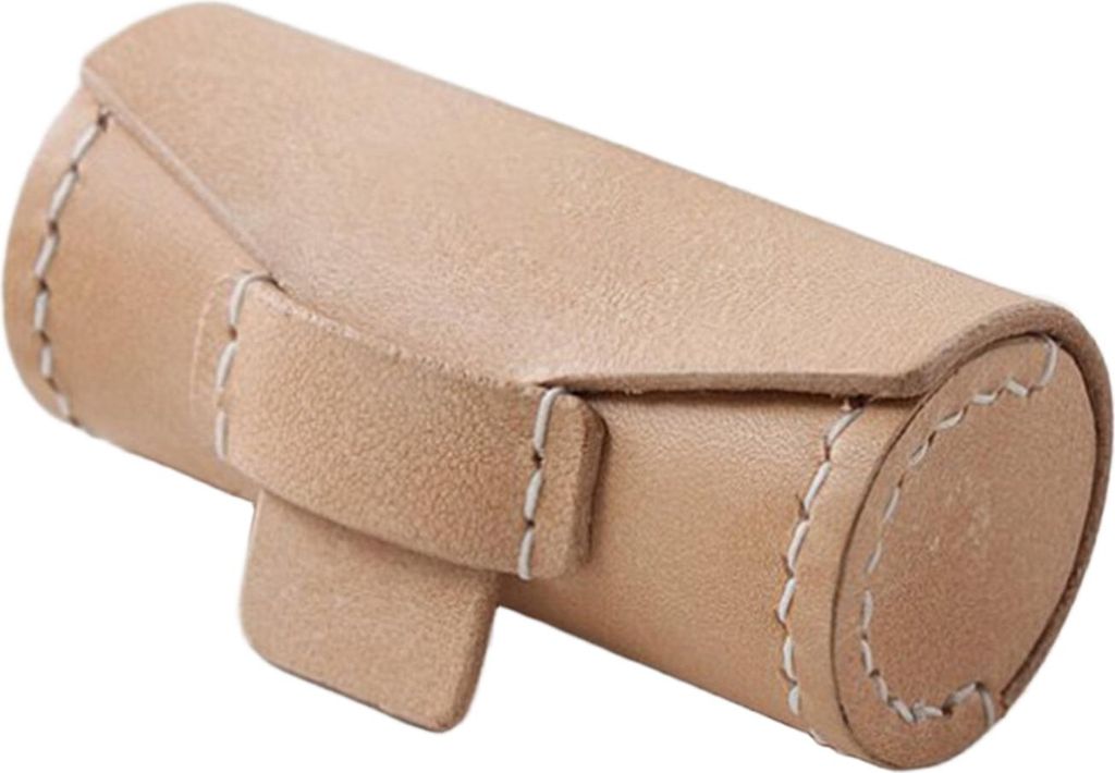 Lippenbalsam-Halter, Lippenstifthülle aus Kunstleder, wiederverwendbarer Lippenbalsam-Schutz, Brieftasche, Lippenstiftetui für Damenhandtasche, C...
