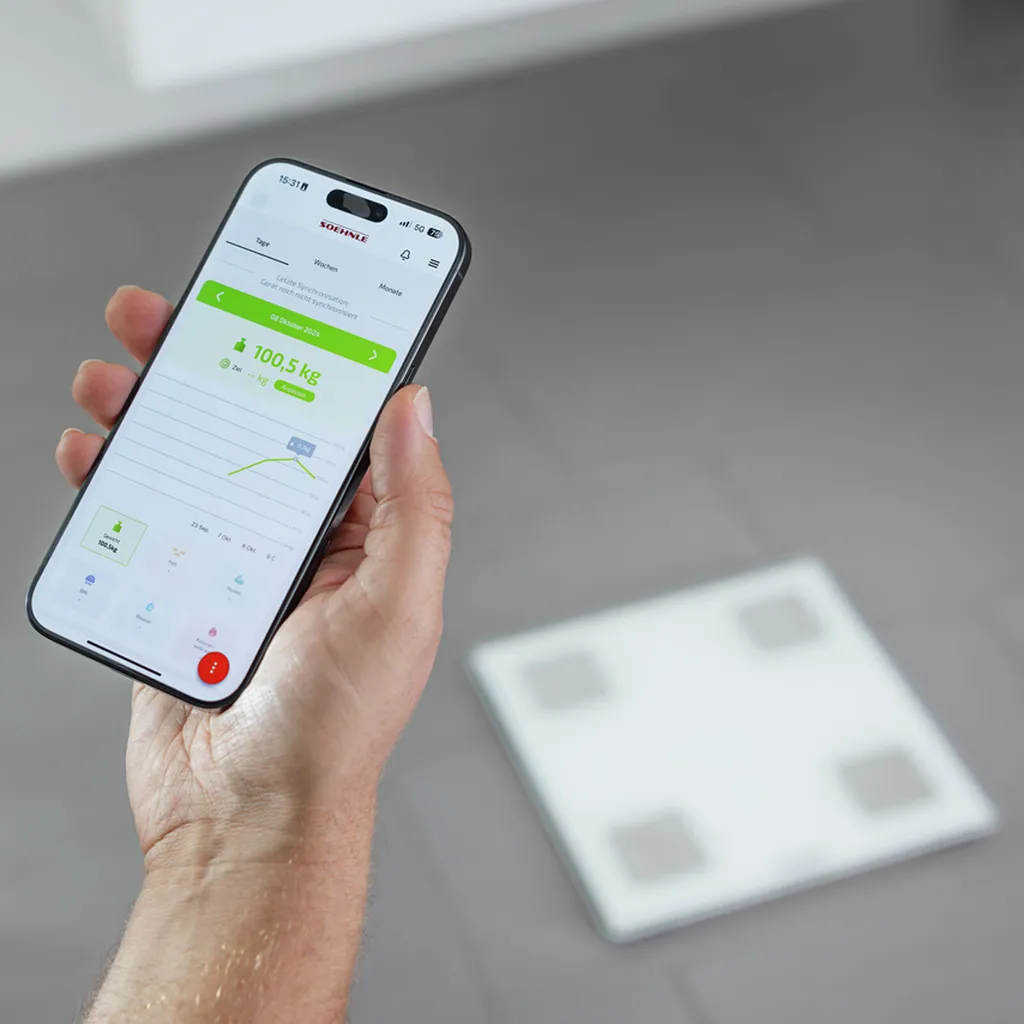 Balance impédancemètre Bluetooth SOEHNLE Connect Lite avec écran LCD - 10