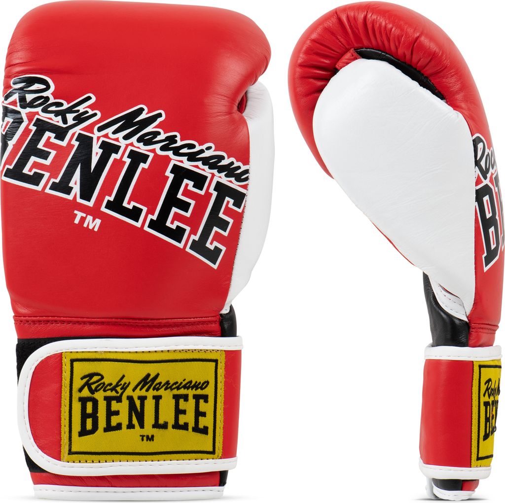 Boxhandschuhe aus Leder BANG LOOP Red/Black 12 oz BENLEE