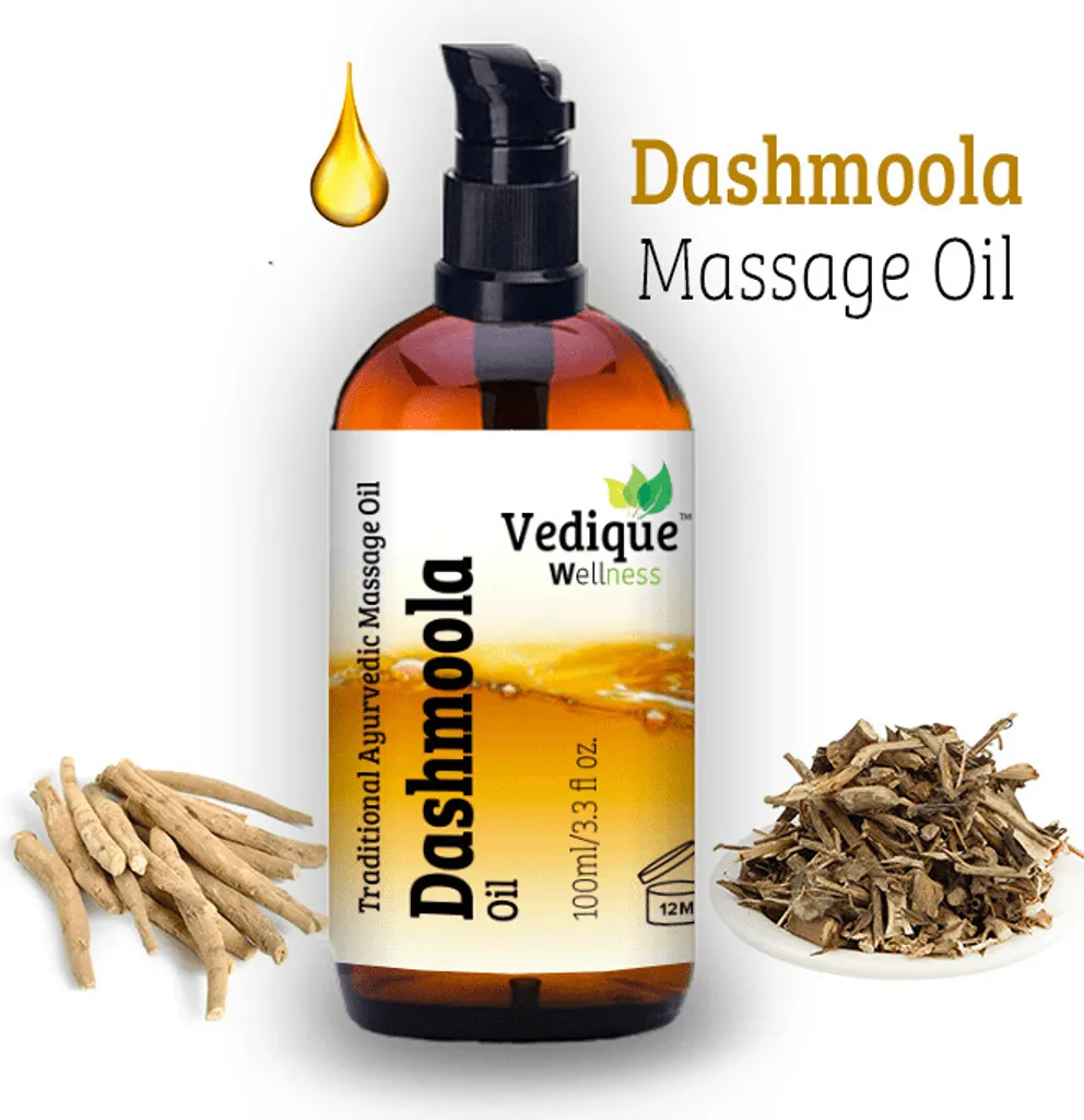 Huile Dashmoola VEDIQUE REMEDIES aux 10 Plantes Médicinales - 100 ml