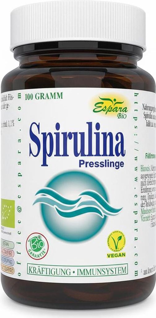 Espara Spirulina Presslinge 250 Stück, biologisch