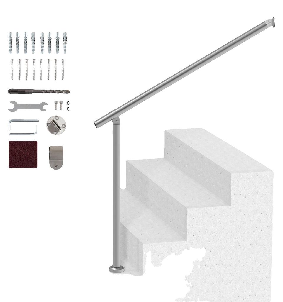 Mains courantes VEVOR pour escaliers extérieurs, kit de Image du produit 