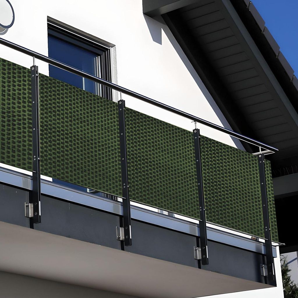 NYVI Polyrattan Balkon Sichtschutz Privafence 90x500 cm Produktbild 