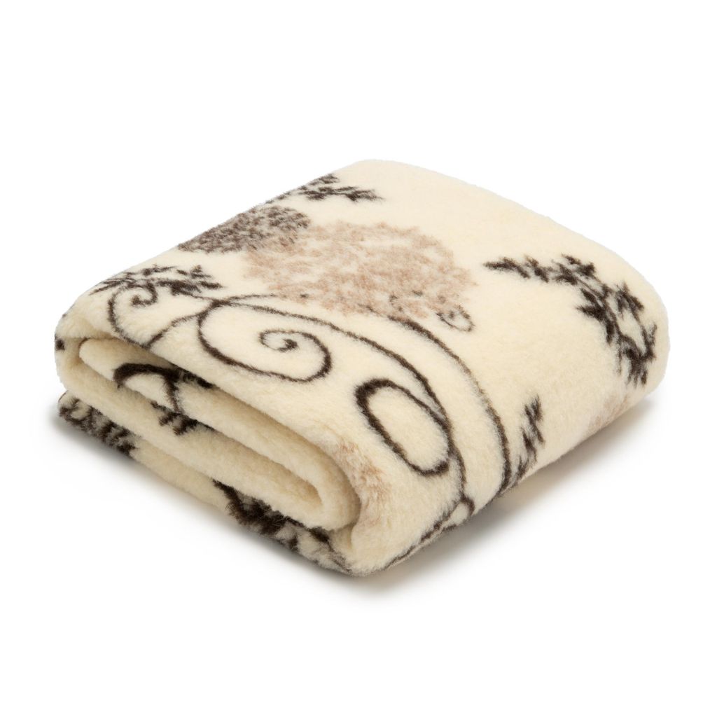 Merino Wolldecke 100% Schurwolle – Kuscheldecke aus Merino Produktbild 