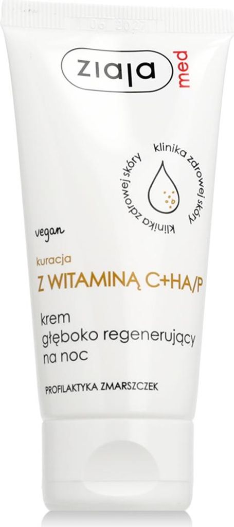 Ziaja Med Night Regenerating Face Cream With Vitamin C 50 ml