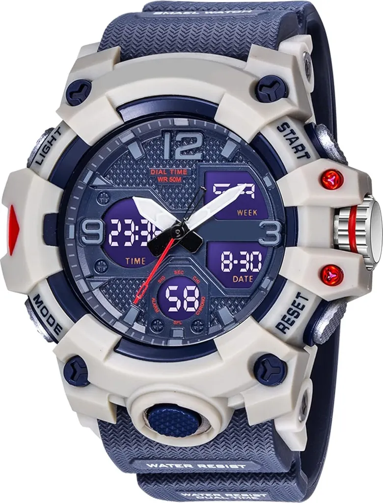Orologio Digitale Analogico Militare Uomo - Sport e Outdoor 5ATM