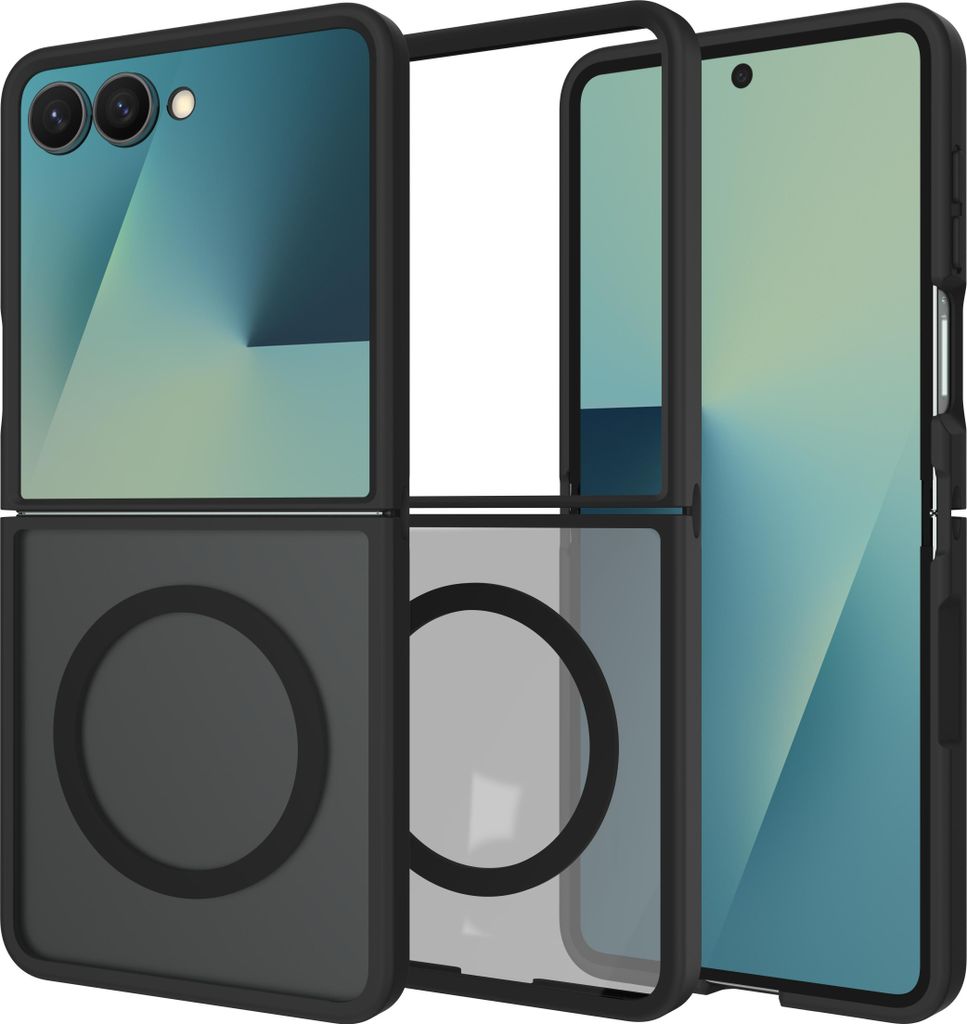 Hülle Samsung Galaxy Z Flip7 Schutzhülle - Cazy - Schwarz - Militärstandard