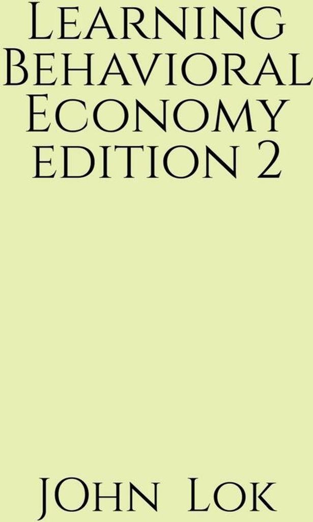 Learning Behavioral Economy editon 2