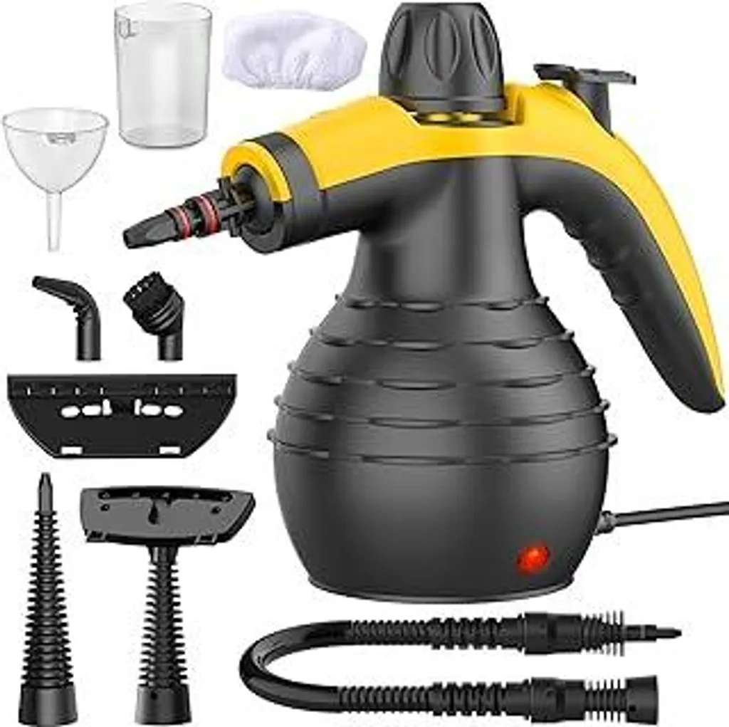 Vaporetto Portatile Ecologico 1050W | Igienizzante 9 in 1 senza Chimica