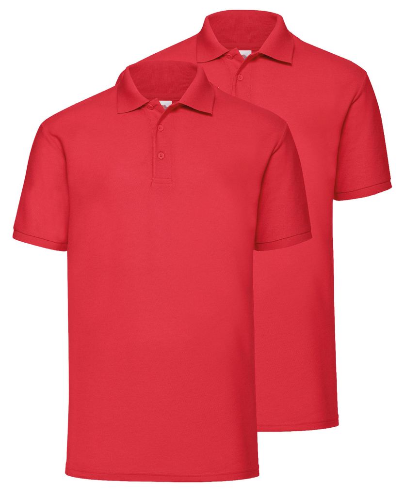 Doppelpack Fruit of the Loom 65/35 Polo + GRATIS MyShirt Produktbild 
