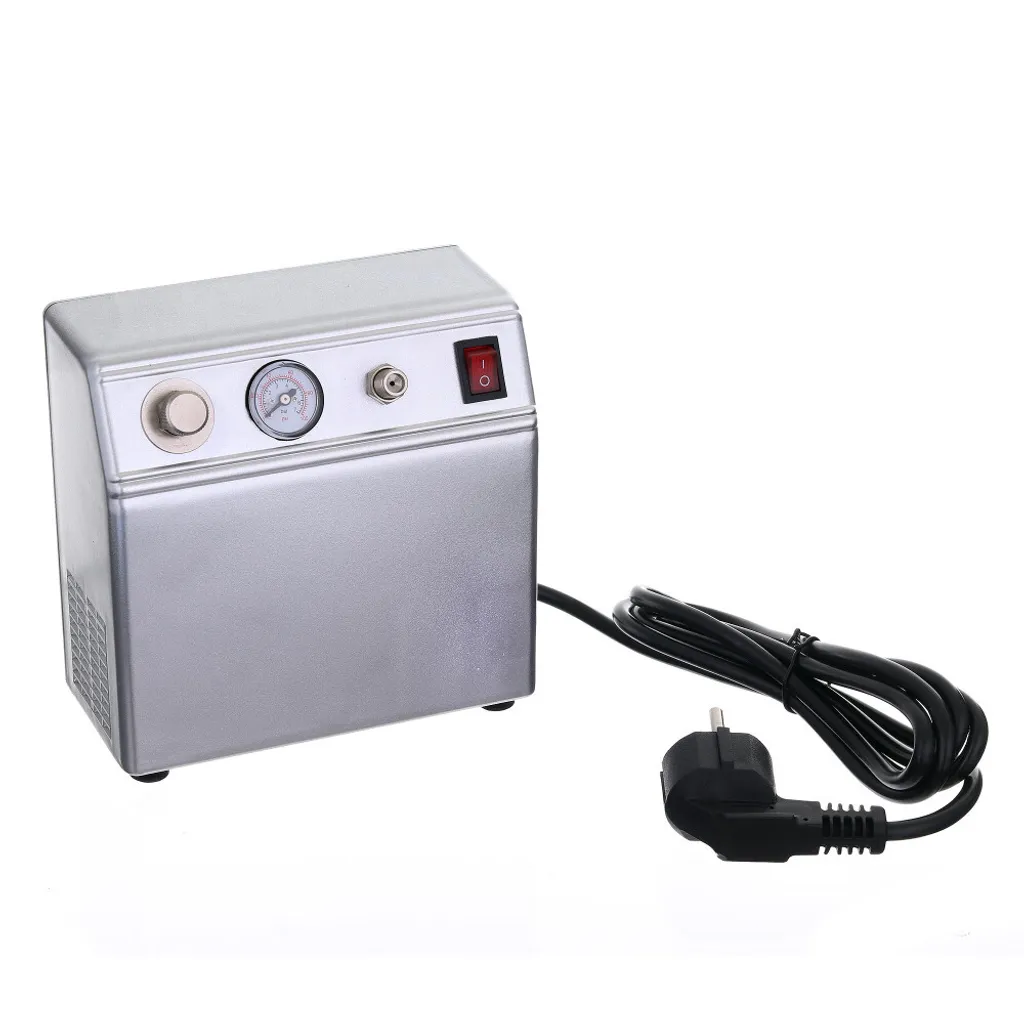 Compressore per aerografo con riduttore di pressione e manometro per saloni di bellezza e laboratori AS16-3