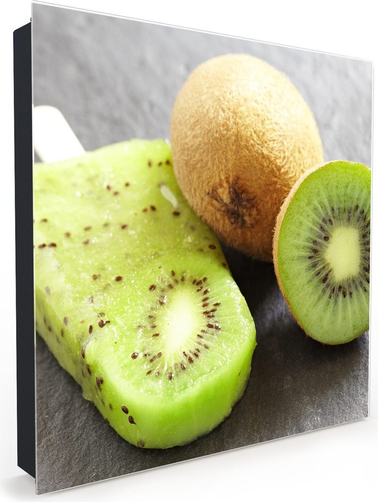 Nachbildung-Schlüsselkasten, Magnetpinnwand und Memoboard mit Glasfront Motiv Kiwieis