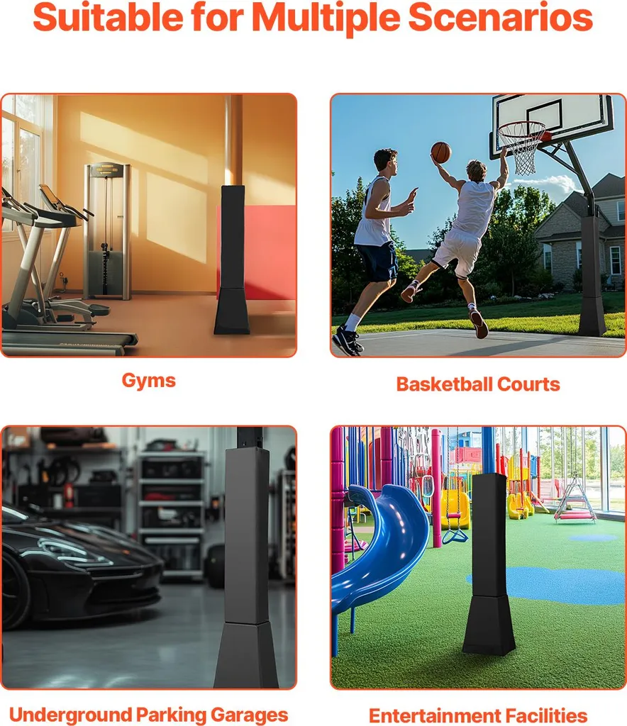 Rembourrage de Protection de Basket Imperméable pour Poteau Extérieur