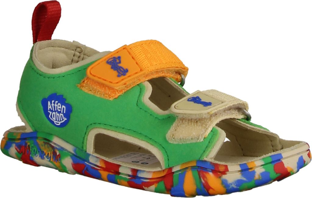 Affenzahn Vegan Airy 00392-2001 Sandale, Jungs, Textil, Grün, Vegan - Kinderschuhe Lauflernschuhe Gr. 18 - 26, Grün