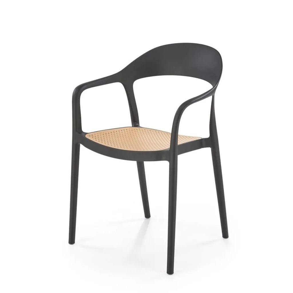 Stuhl K530 schwarz / natur