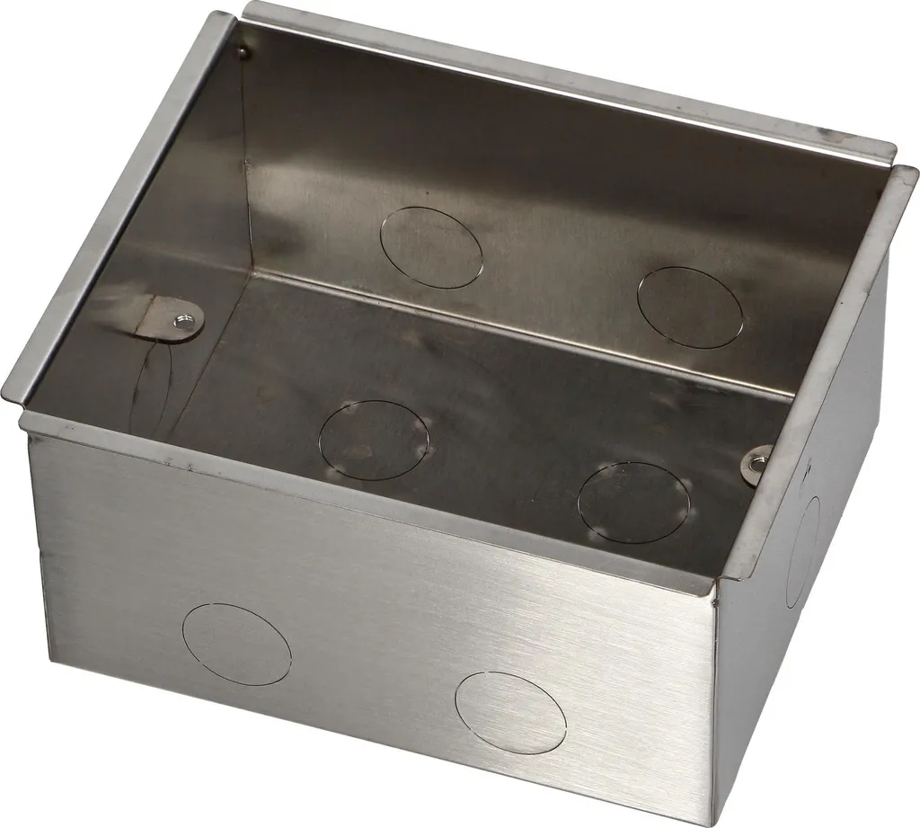Boîte de sol pour prises électriques ORNO OR-GP-9201MB inox de bureau